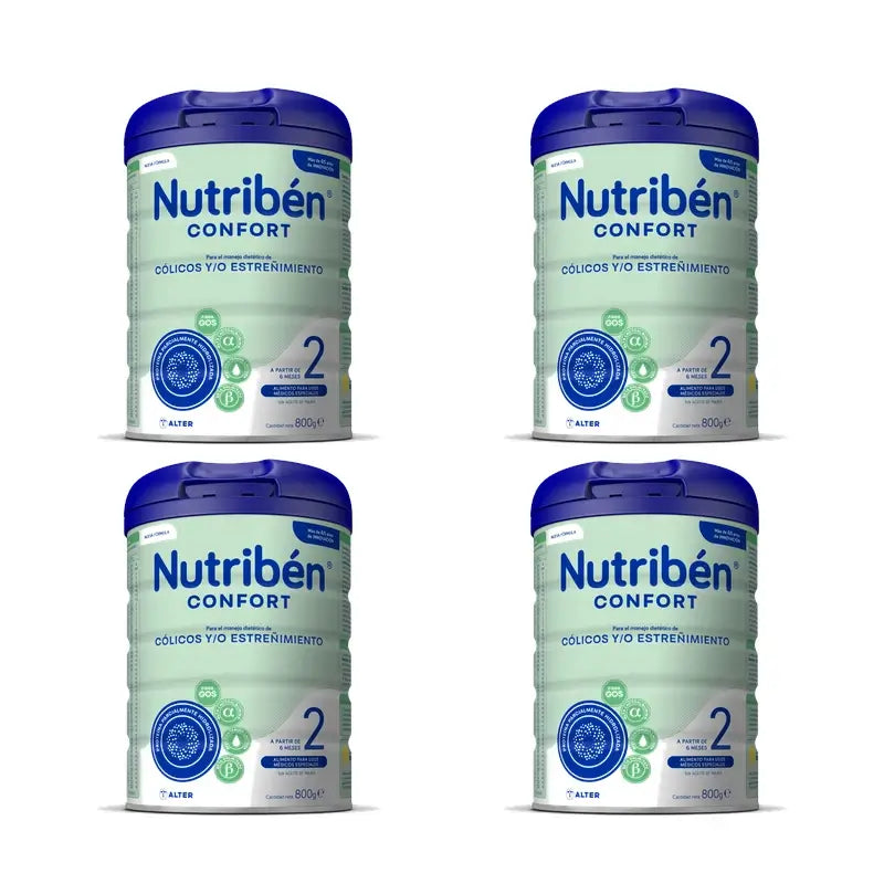 Nutribén Comfort 2 Milk Continuation, 4 x 800g