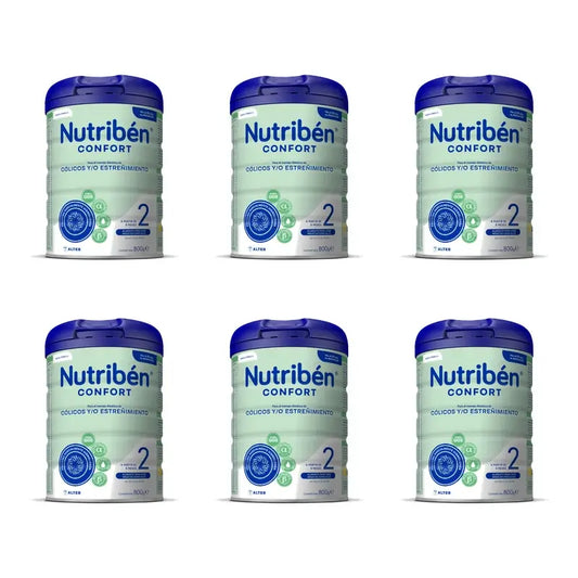 Nutribén Confort 2 Milk Continuation, 6 x 800g