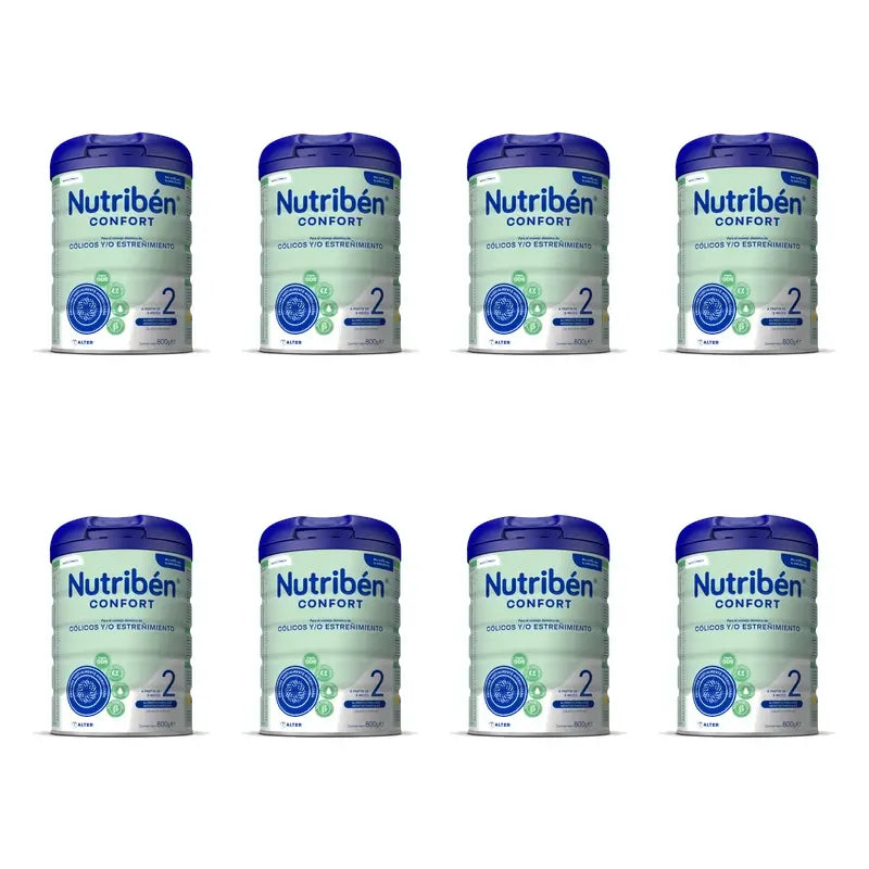 Nutribén Confort 2 Milk Continuation, 8 x 800 g