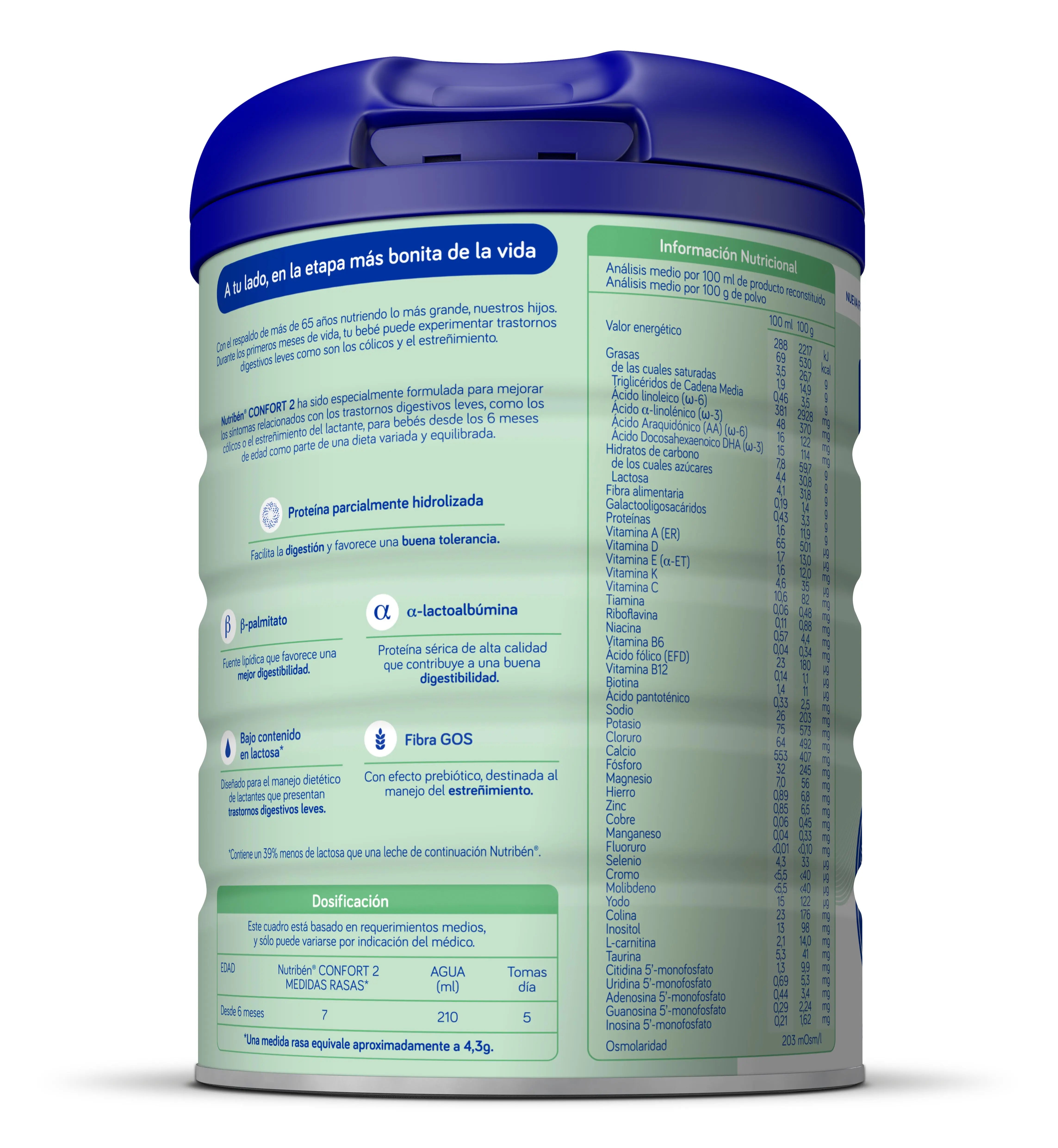 Nutribén Confort 2 Milk Continuation, 800 g