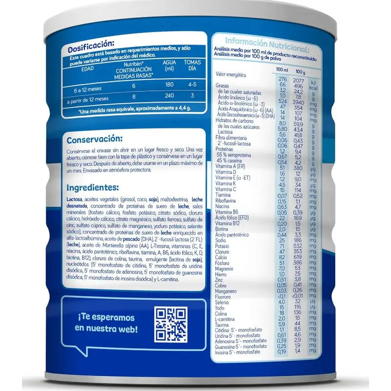 Nutribén Pro-Alfa 2 Milk Follow-on, 800 g