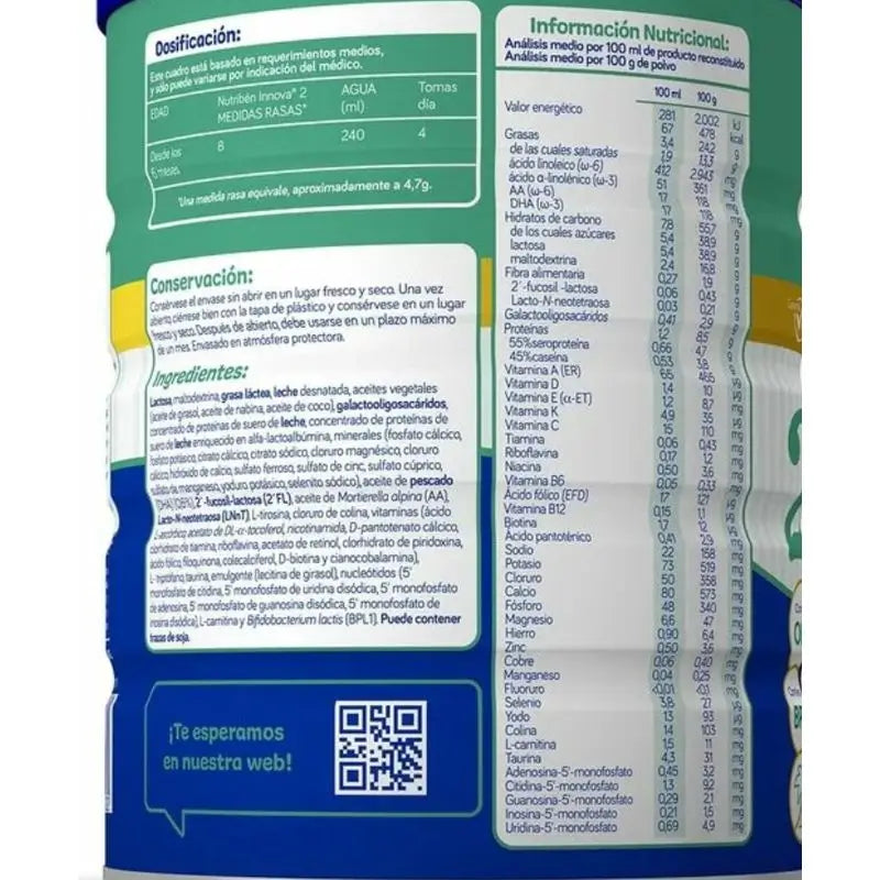 Nutribén Innova 2 Milk Continuation, 2 x 800 g
