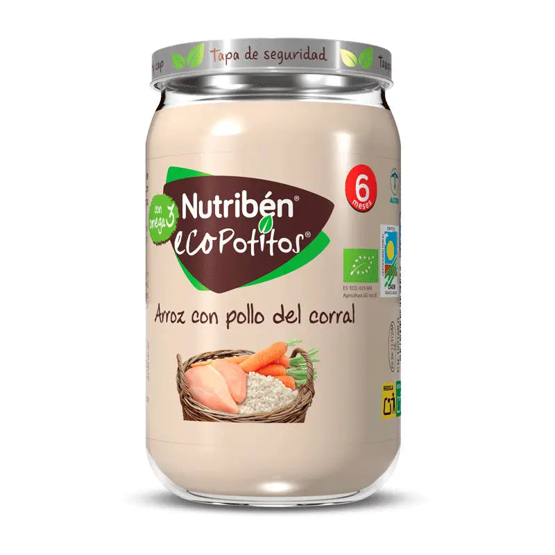 Nutriben Potito Eco Rice with Chicken from the farmyard 235 g