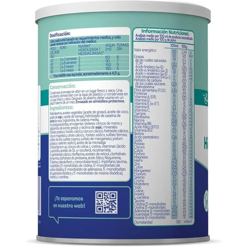 Nutribén Hydrolysed 1 Milk Starter, 400 g