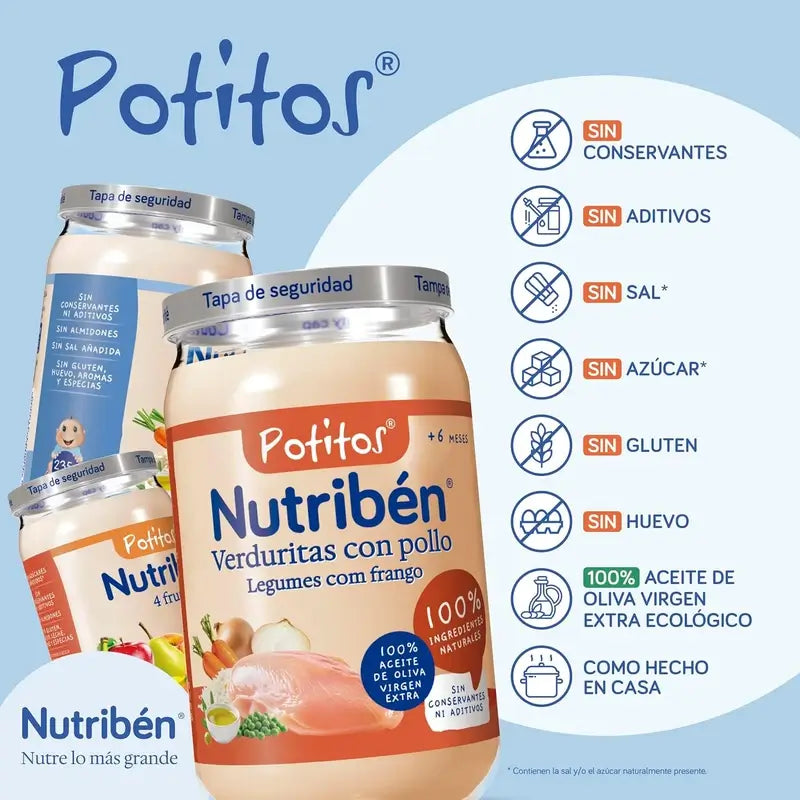 Nutriben Potito Chicken with Rice, 235 g