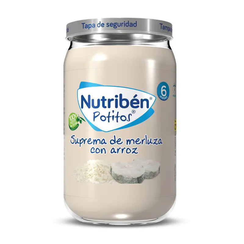 Nutriben Potito Suprema de Merluza with Rice 235 g