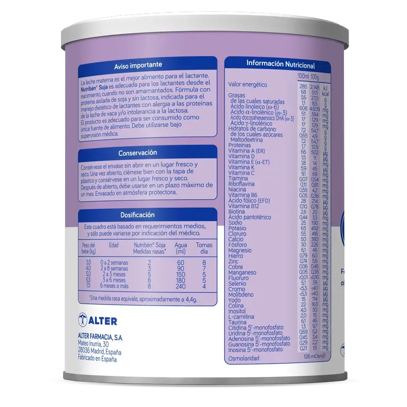 Nutribén Soya Hydrolysed Milk 400g