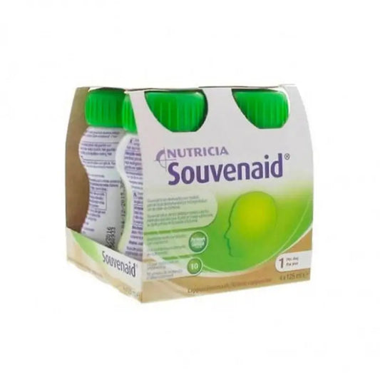 Nutricia Souvenaid Smoothies Cappuccino Flavour, 4 units x 125 ml