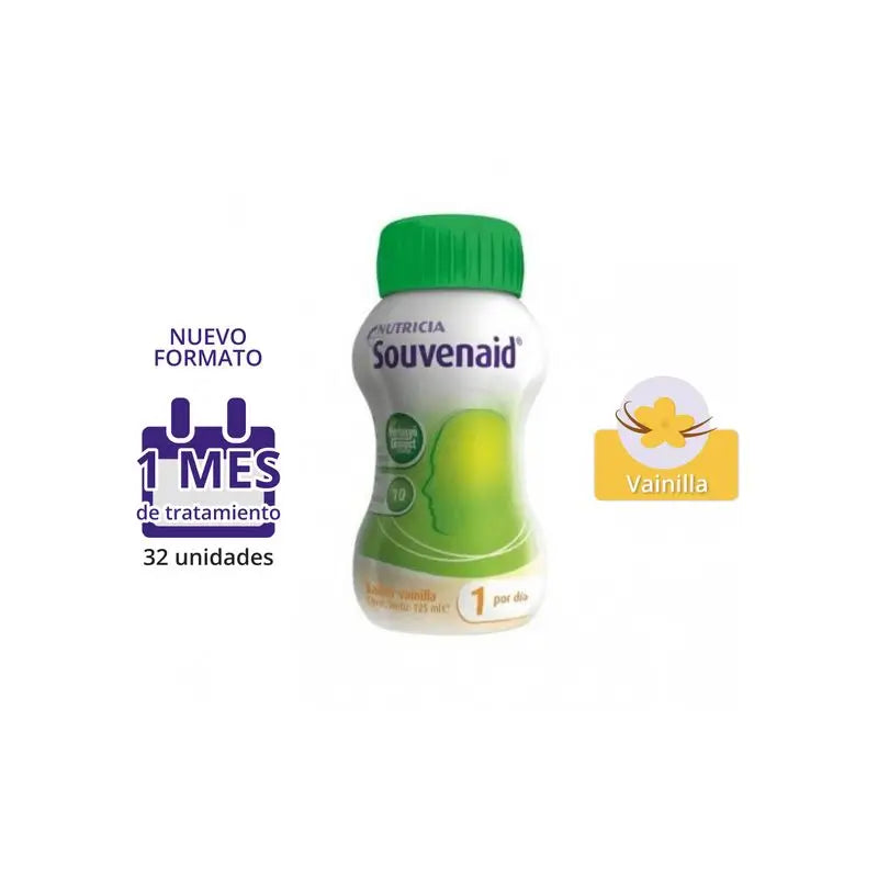 Nutricia Souvenaid Smoothies Vanilla Flavour, 4 units x 125 ml