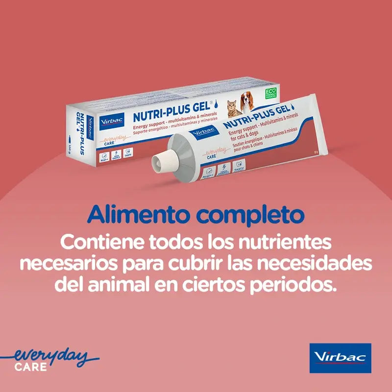 Virbac Nutriplus Gel 120 gr, Supplement For Dogs & Cats
