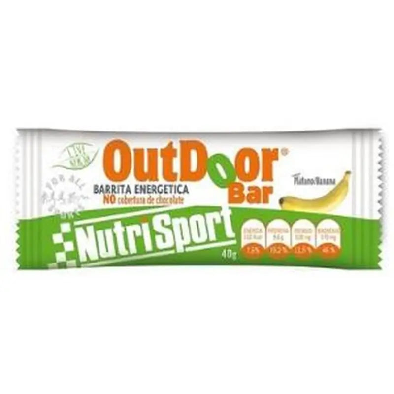 Nutrisport Energetic Barrita Energetica Outdoor Platano Box 20Unid.