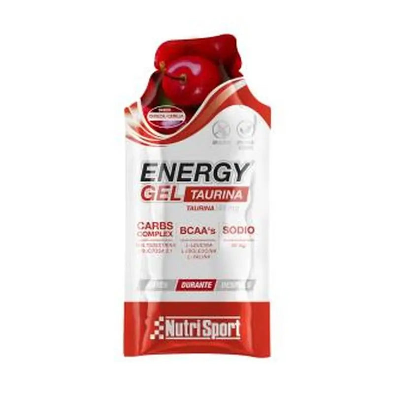 Nutrisport Energy Gel Taurine Cherry 24Uds.