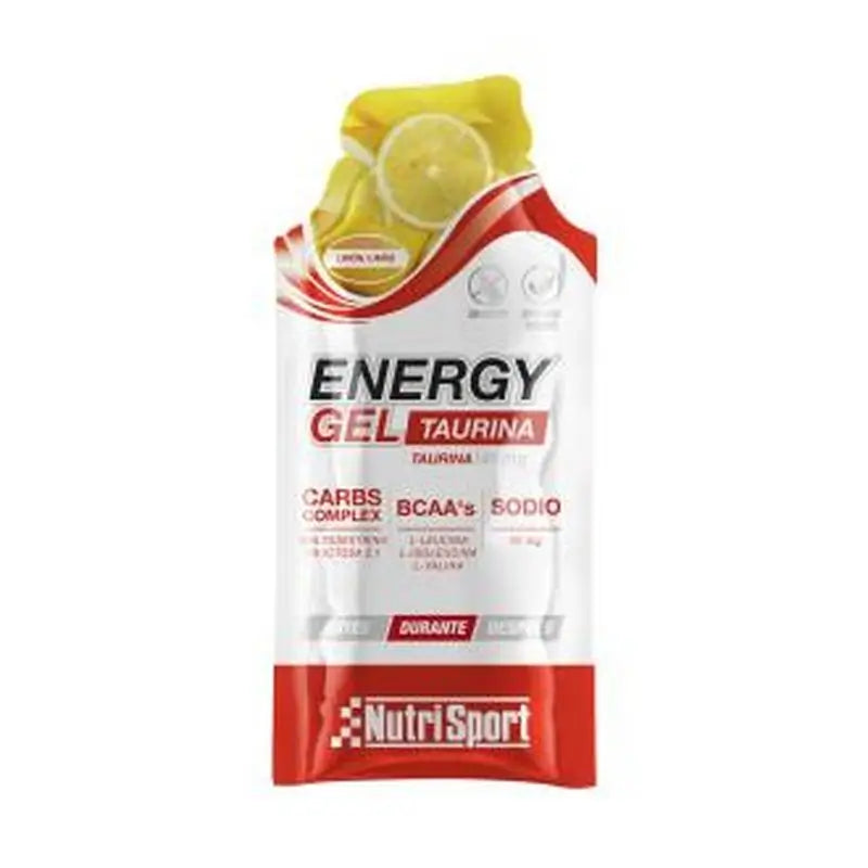 Nutrisport Energy Gel Taurine Lemon 24Uds.