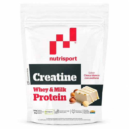 Creapure Creatine & White Chocolate and Hazelnut Protein, 500g