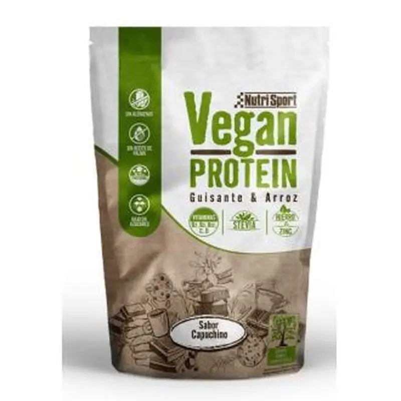 Nutrisport Vegan Protein Cappuchino Bag 468Gr.