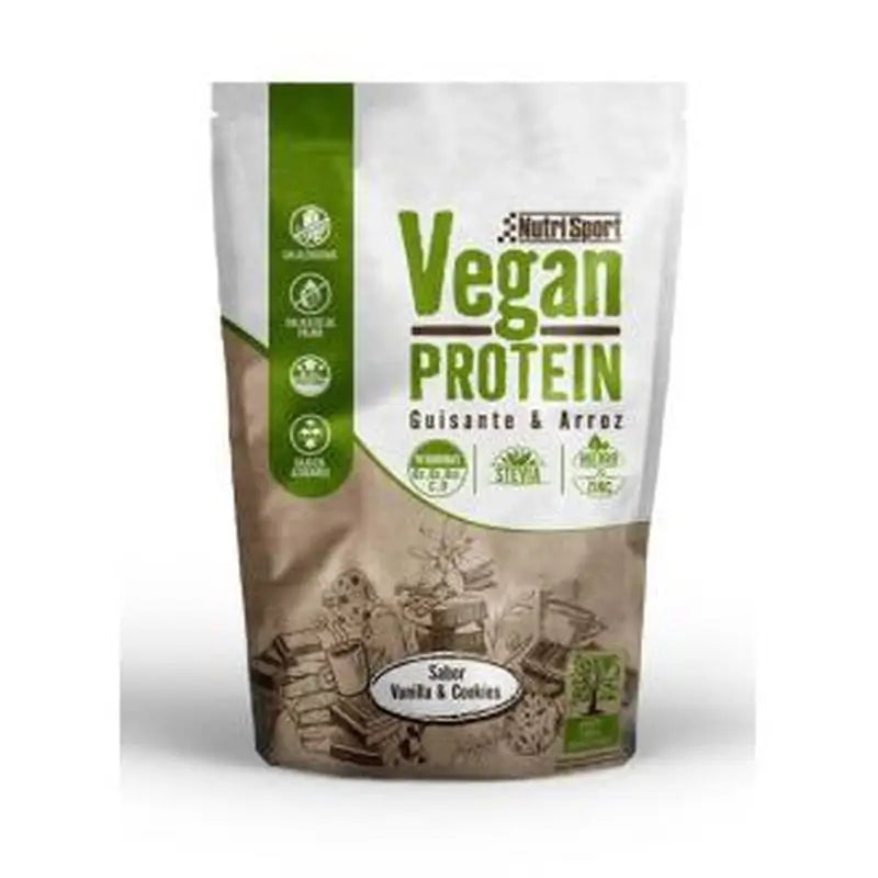 Nutrisport Vegan Protein Vanilla-Cookies Bag 480Gr.