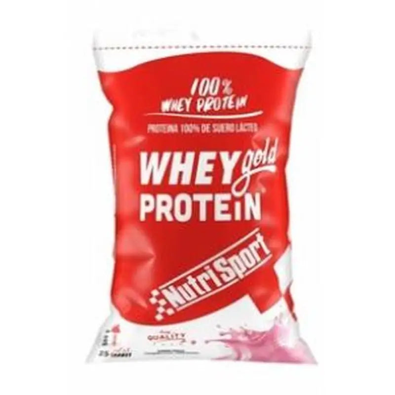 Nutrisport Whey Gold Protein Strawberry Bag 500Gr.