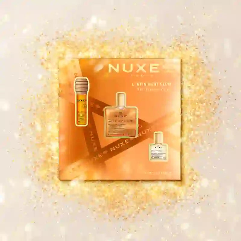 Nuxe Prodigieux Multi-Ranges Gift Box Glow Infinite Huile Prod Or + Reve The Miel Labial + Huile Classic
