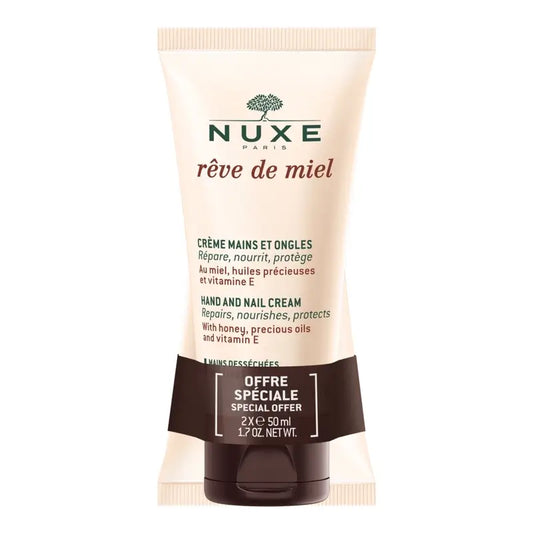 Nuxe Reve de Miel Duplo Hand and Nail Cream 2X50 ml