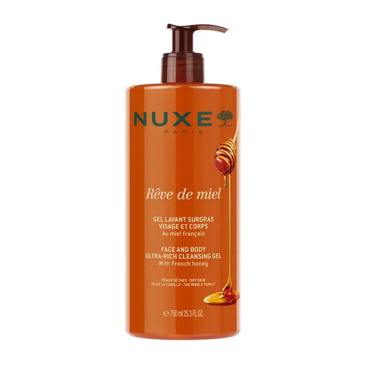 Nuxe Rêve de Miel Face and Body Cleansing Gel 750 ml