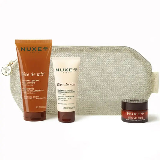 Nuxe Rêve de Miel Nourishing Trio for Body, Hands and Lips 145 ml