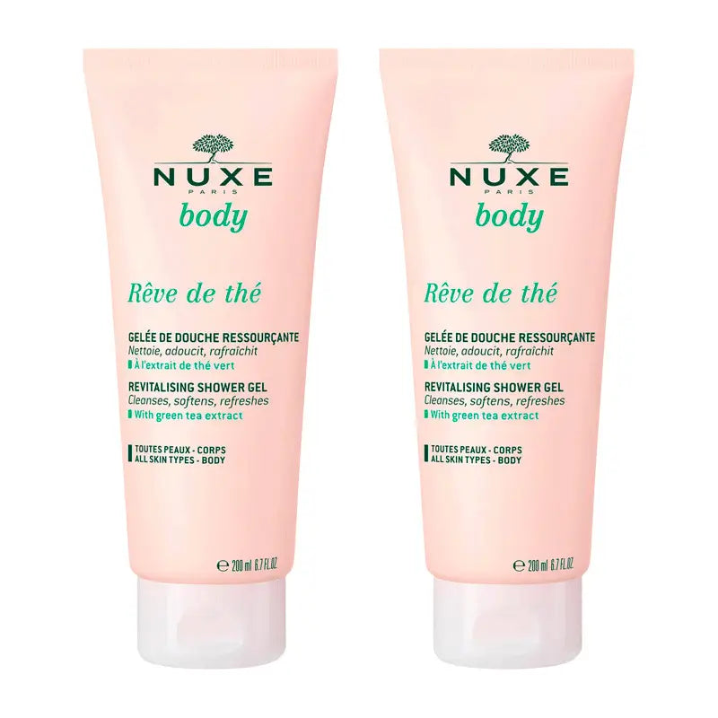 Nuxe Duplo Rêve de Thé Shower Gel, 2X200 ml