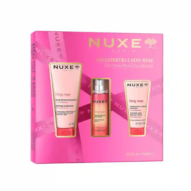 Nuxe Very Rose Gift Box Very Rose Cleansing Gel + Hand Cream + Perfumed Eau de Toilette