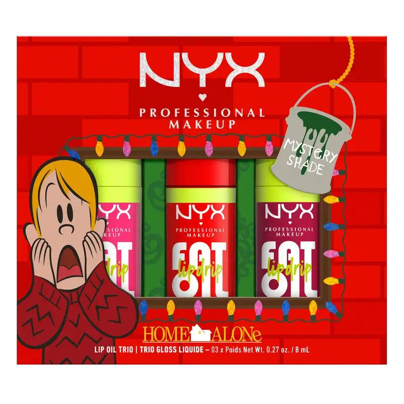 Nyx Home Alone Drip Trio Lip Oil , 3x8 ml