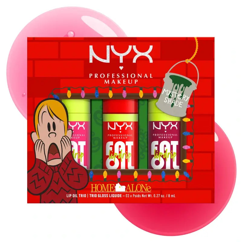 Nyx Home Alone Drip Trio Lip Oil , 3x8 ml