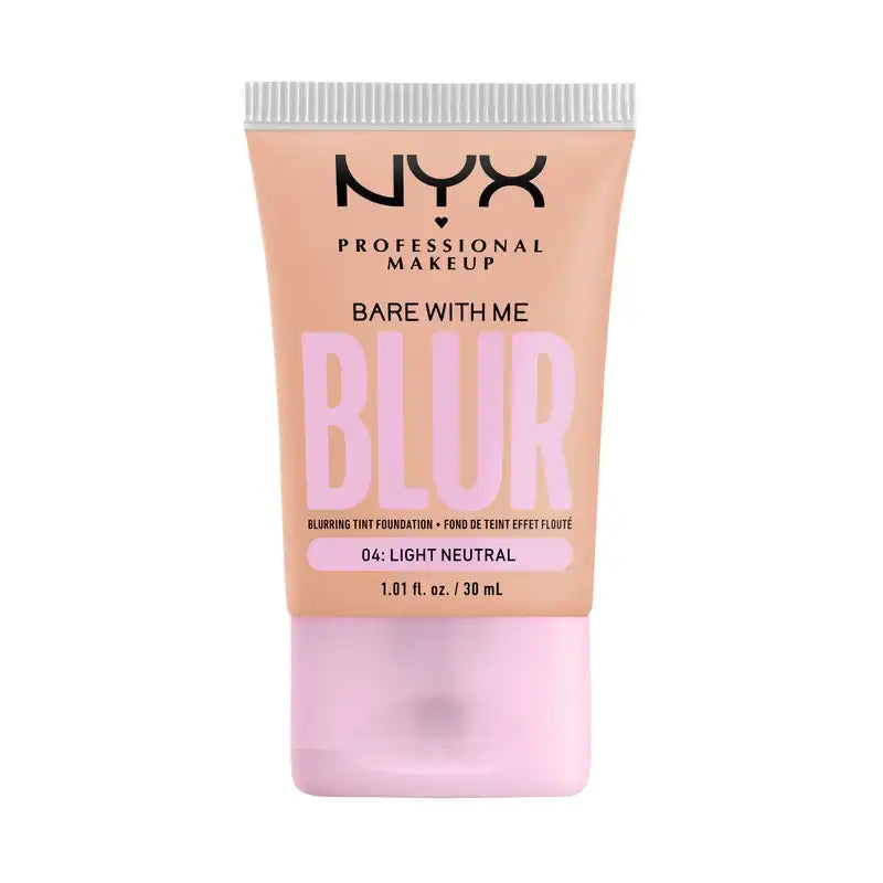 Nyx Bare With Me Blur Skin Tint, Blurring Foundation, Matte Finish, Shade 04 , 30 ml