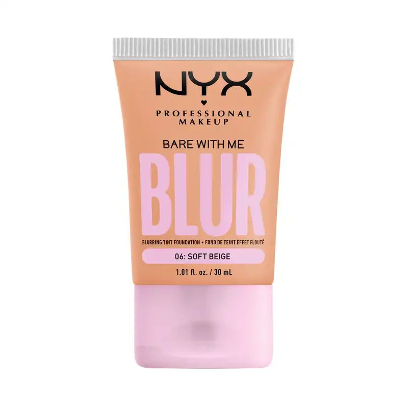 Nyx Bare With Me Blur Skin Tint, Blurring Foundation, Matte Finish, Shade 06 , 30 ml