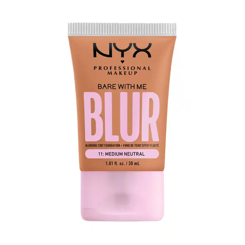 Nyx Bare With Me Blur Skin Tint, Blurring Foundation, Matte Finish, Neutral Shade , 30 ml