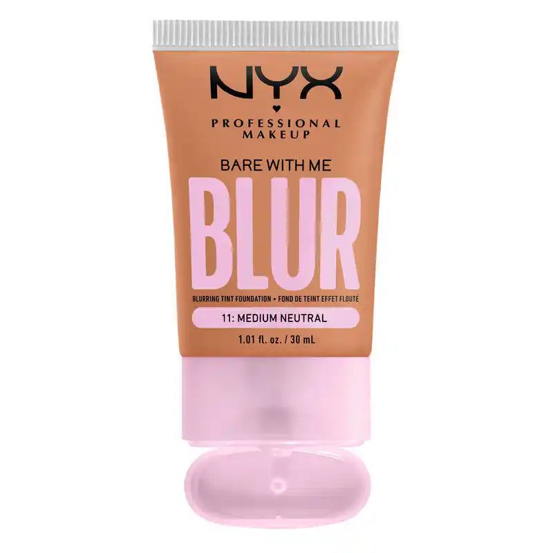 Nyx Bare With Me Blur Skin Tint, Blurring Foundation, Matte Finish, Neutral Shade , 30 ml