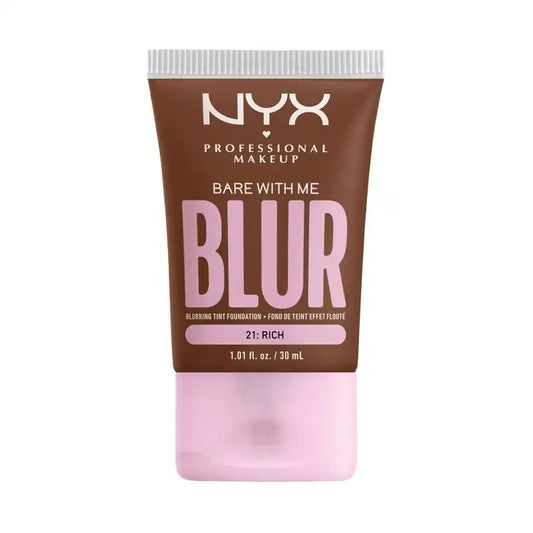 Nyx Bare With Me Blur Skin Tint, Blurring Foundation, Matte, Shade Rich 21 , 30 ml