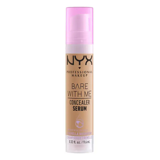 Nyx Bare With Me Serum Concealer, Medium Shade. Vegan formula. Available in 12 shades. , 9.6 ml