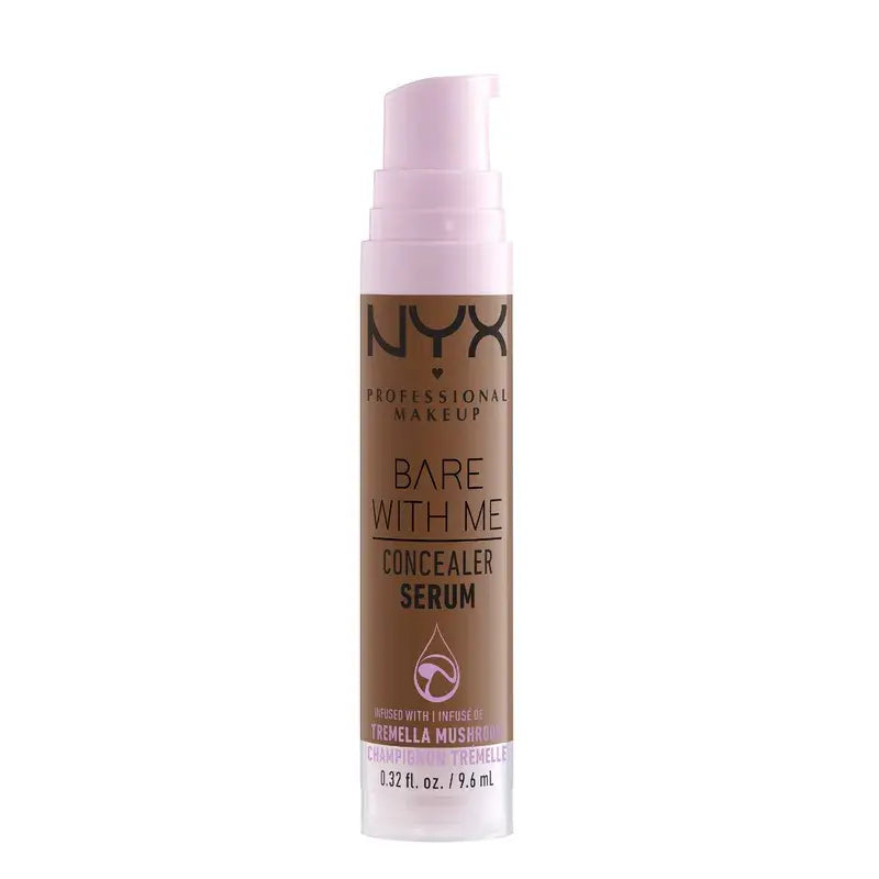 Nyx Bare With Me Serum Concealer, Mocha Shade. Vegan Formula. , 9.6 ml