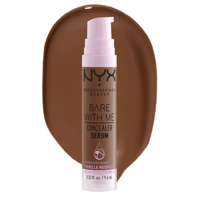 Nyx Bare With Me Serum Concealer, Rich Shade. Vegan Formula. , 9.6 ml
