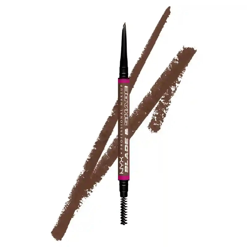 Nyx Blade & Shade Dual Pencil Eyebrow Pencil, Chocolate 08 , 0,06 gr