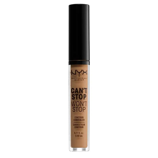 Nyx Can'T Stop Won'T Stop, Concealer Shade 12.7 Neutral Tan for Dark Skin , 3,5 ml