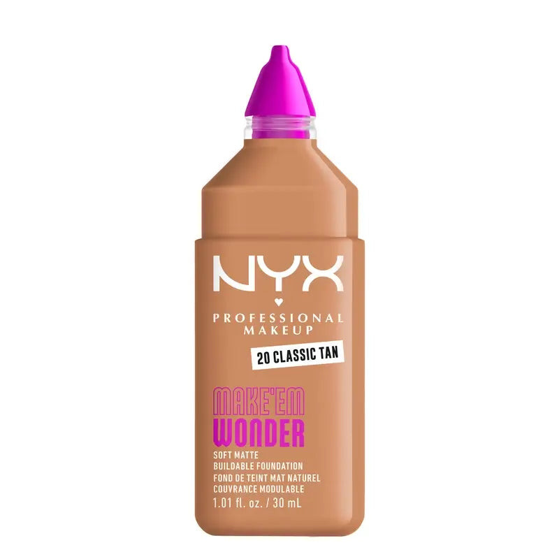 Nyx Cosmetics Make Em Wonder Fdt Classic Tan, 30 ml