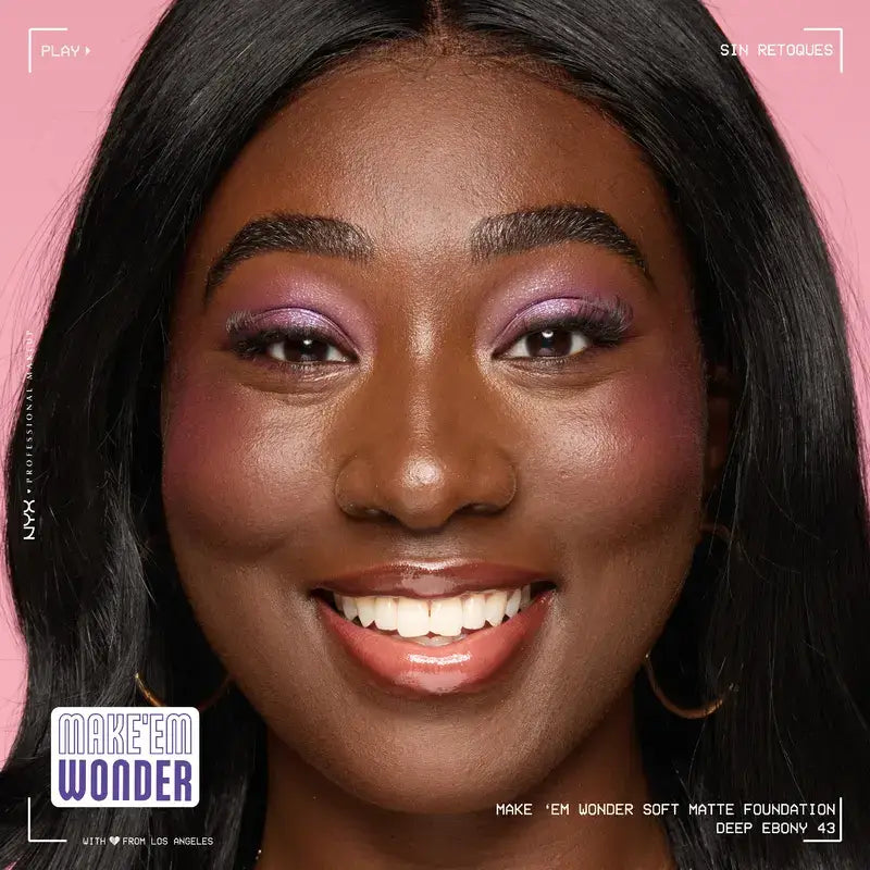 Nyx Cosmetics Make Em Wonder Fdt Deep Ebony, 30 ml