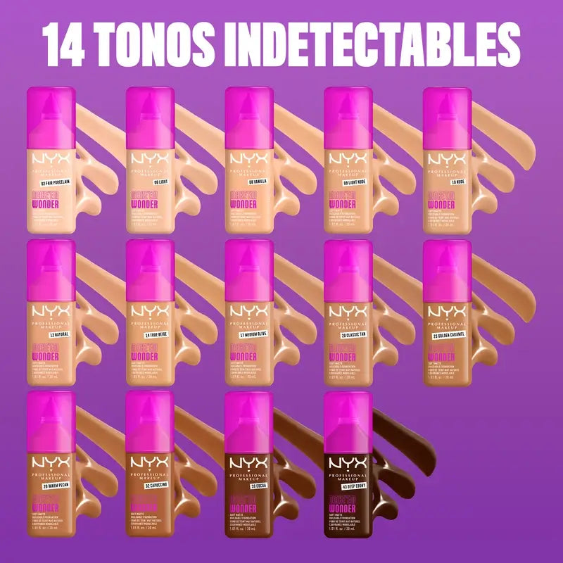 Nyx Cosmetics Make Em Wonder Fdt Light, 30 ml