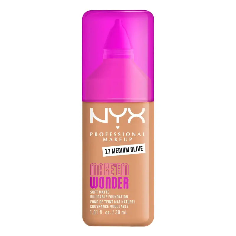 Nyx Cosmetics Make Em Wonder Fdt Medium Olive, 30 ml