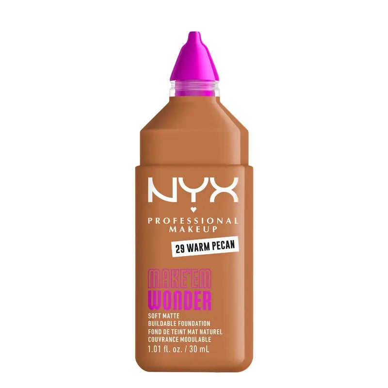 Nyx Cosmetics Make Em Wonder Fdt Warm Pecan, 30 ml