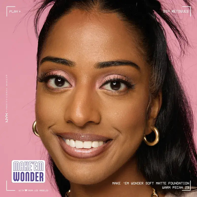 Nyx Cosmetics Make Em Wonder Fdt Warm Pecan, 30 ml