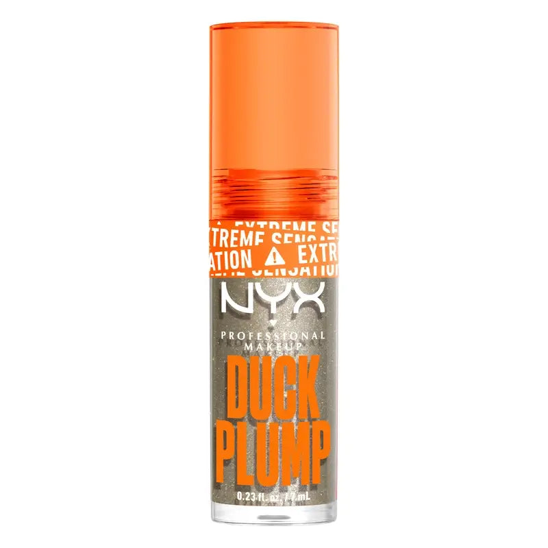 Nyx Duck Plump High Pigment Lip Gloss Volumising Gloss Glitter Silver 20 , 7 ml