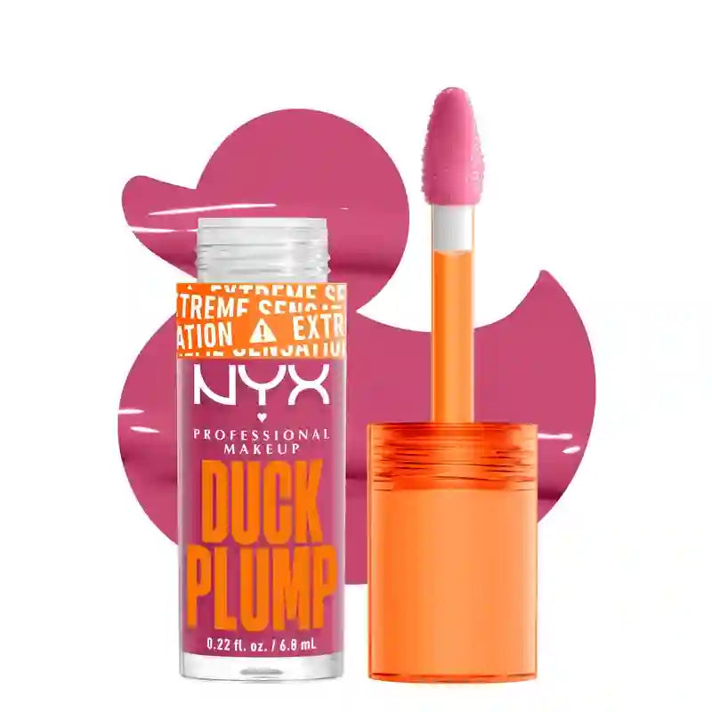 Nyx Duck Plump High Pigment Lip Gloss Volumising Gloss Pick Me Pink , 7 ml