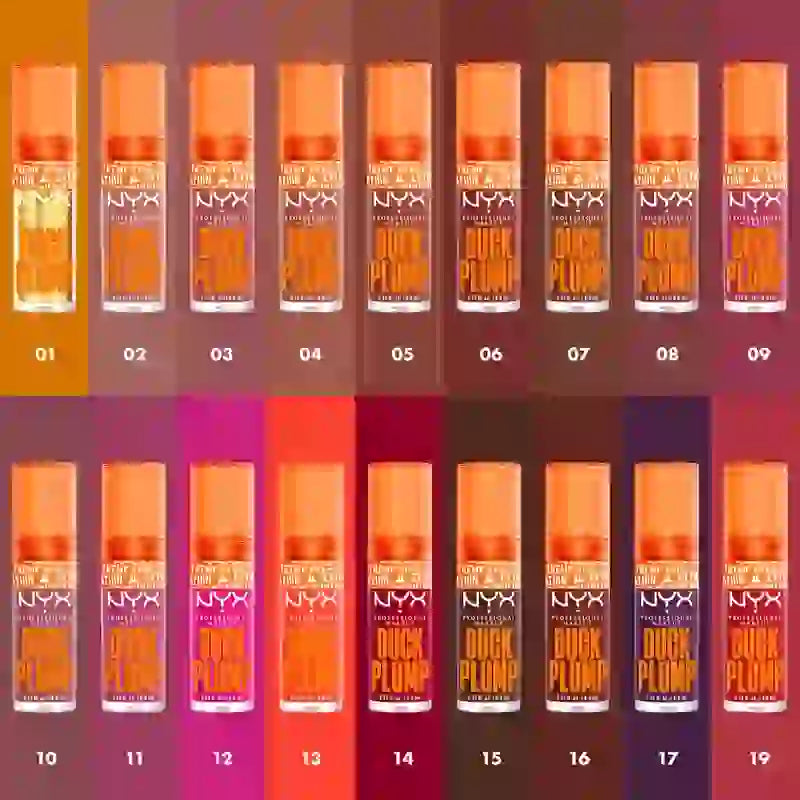 Nyx Duck Plump High Pigment Lip Gloss Volumising Gloss Pick Me Pink , 7 ml