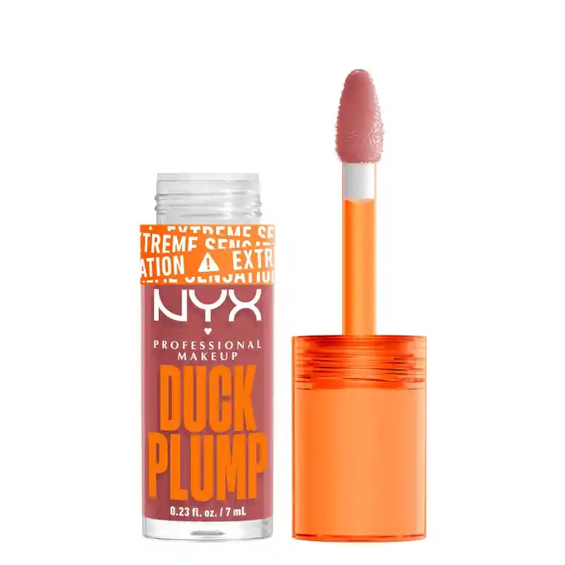 Nyx Duck Plump High Pigment Lip Gloss Volumising Lip Gloss Nude Swings 03 , 7 ml