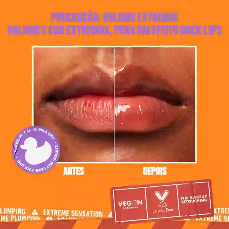 Nyx Duck Plump High Pigment Lip Gloss Volumising Lip Gloss Nude Swings 03 , 7 ml